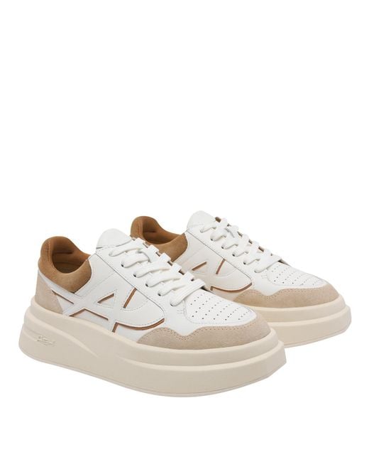 Ash White Sneakers Calf Leather/Rubber Sole