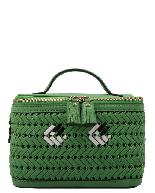 Anya Hindmarch The Neeson Box Eyes Crossbody Bag in Green Lyst