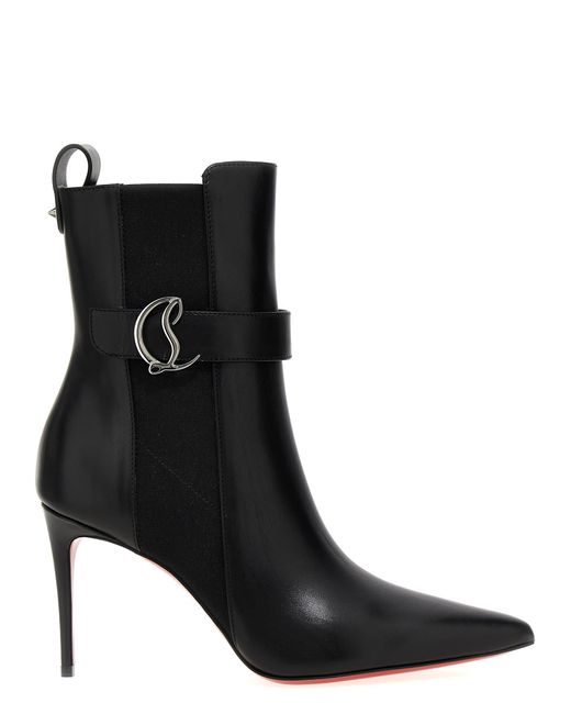 Christian Louboutin Black So Cl Ankle Boots