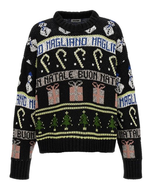 Magliano Black Buone Feste Sweater for men