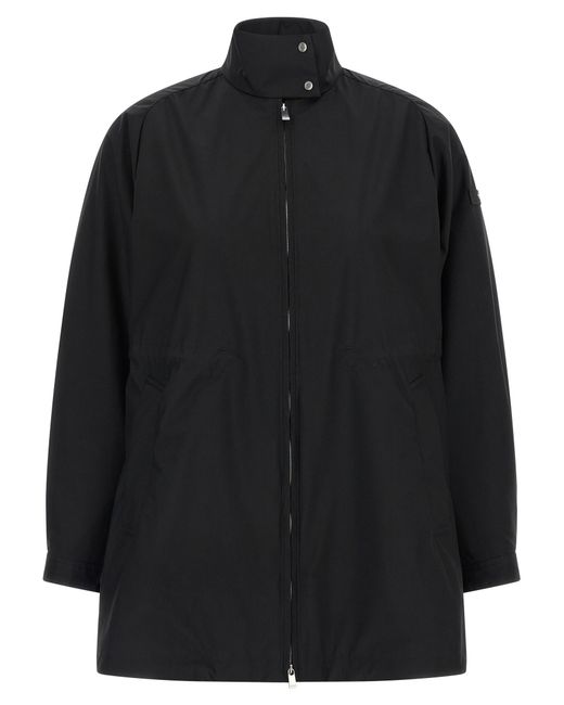 Tatras Black Veria Windbreaker Nylon Down Jacket, Parka, Casual Jackets