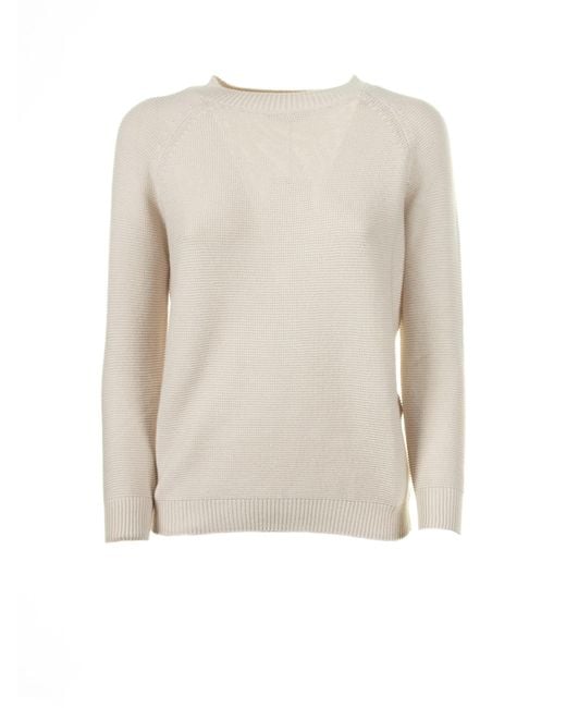Weekend by Maxmara White Soft Cotton Sweater