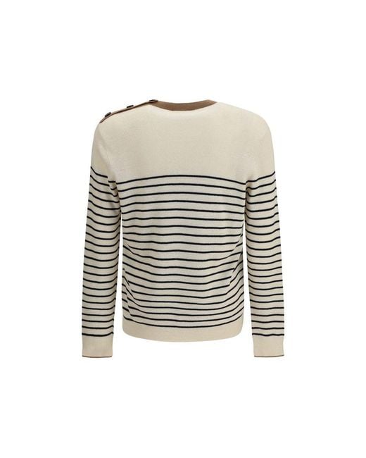 Prada White Wool Oves Aries Sweatshirt Clothing for men