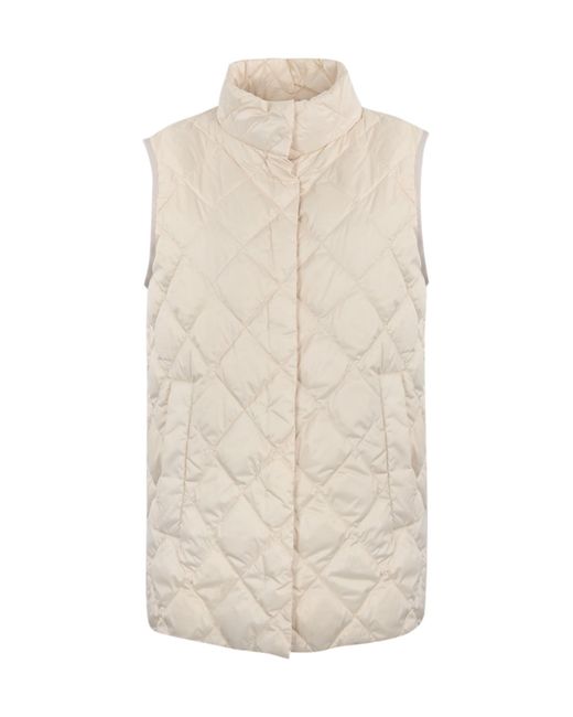 Weekend by Maxmara Natural Balco Quilted Vest