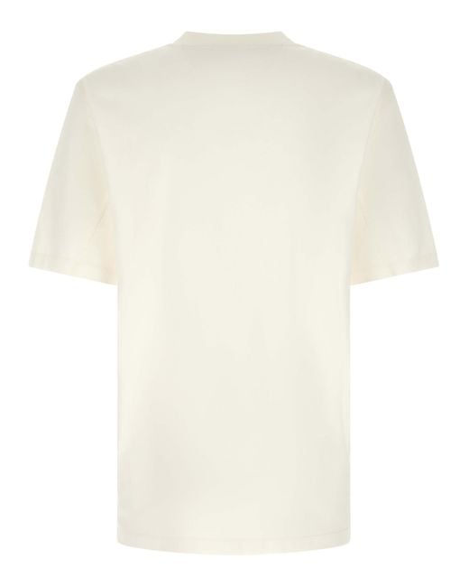 Brunello Cucinelli White Cotton T-Shirt for men