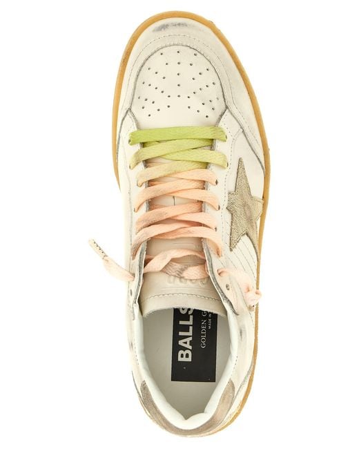 Golden Goose Deluxe Brand Natural 'Ball Star' Sneakers