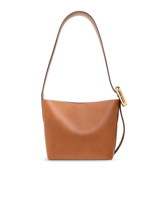 Jacquemus White Buckled Small Bucket Bag