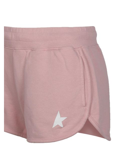 Golden Goose Deluxe Brand Pink Sports Shorts With Star
