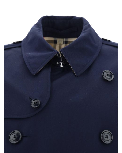 Burberry Blue Coats for men