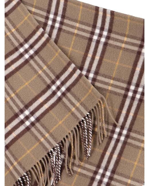 Burberry White Wool And Cashmere Cape