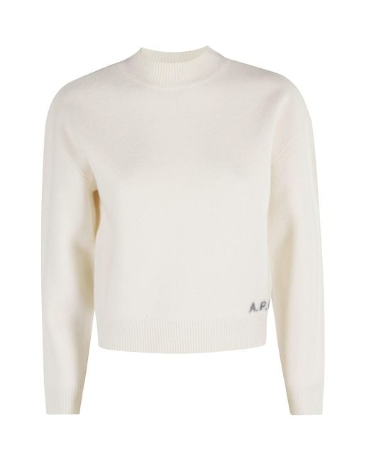 A.P.C. White Esther Sweater