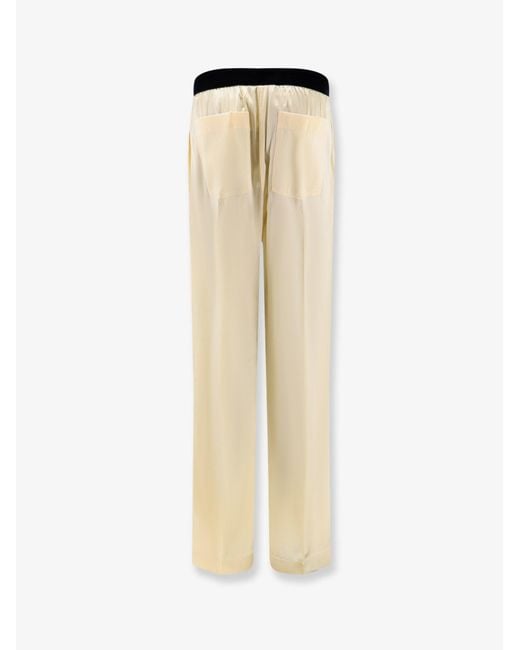 Tom Ford Natural Stretch Satin Trousers Silk