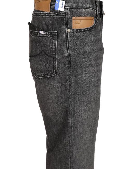 Jacob Cohen Gray Pant 5 Pkt Straight Fit Sean V1 for men