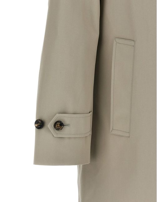 Burberry Natural Medium Car Coat for men