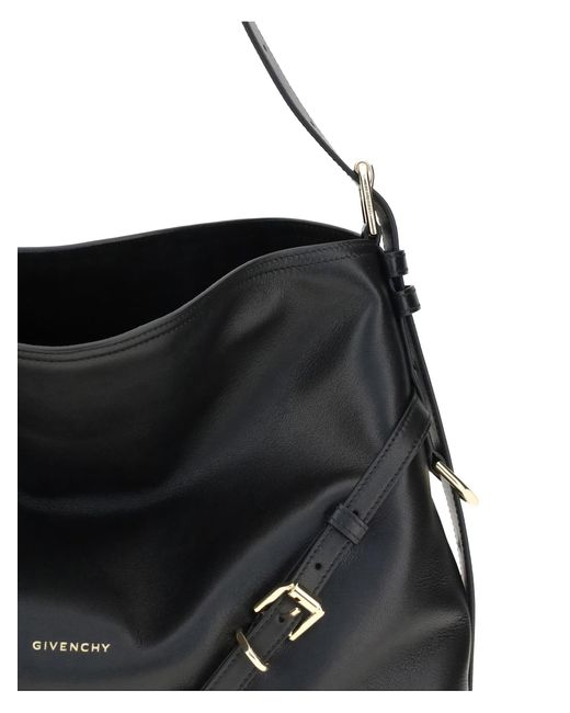 Givenchy Black Voyou Shoulder Bag Medium