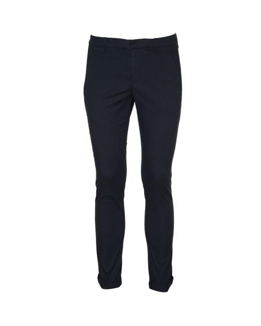 Dondup Blue Gaubert Trousers for men