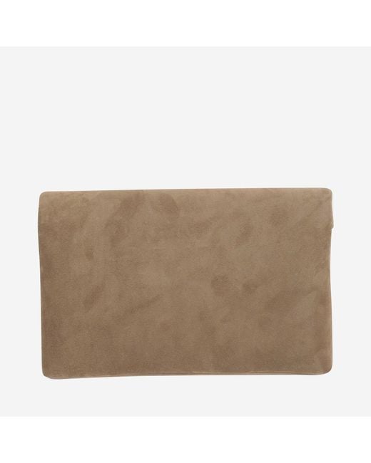 Saint Laurent Brown Shoulder Bag Suede