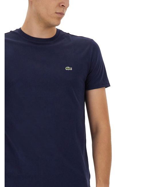 Lacoste Blue T-Shirt With Logo