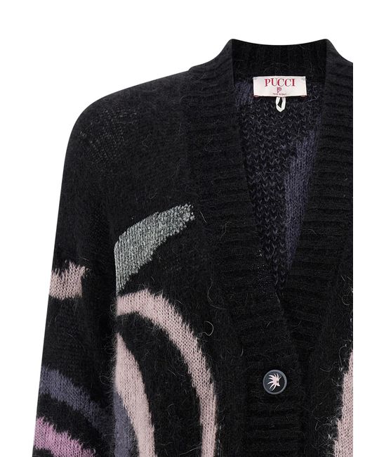 Emilio Pucci Black Knitted Cardigan