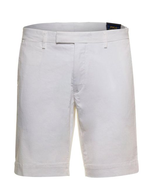 Polo Ralph Lauren Gray Cotton Bermuda Shorts for men