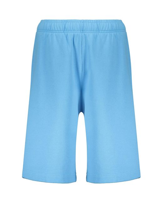 Ambush Blue Cotton Bermuda Shorts for men