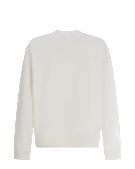 Marni White Sweatshirt Made Of Cotton for men