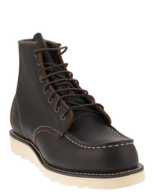 Red Wing Black Classic Moc for men