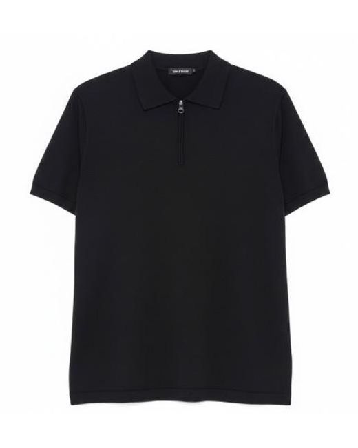 Aspesi Black T-Shirts And Polos Nero for men