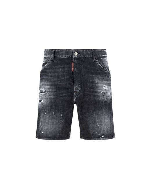 DSquared² Gray Bermuda Shorts for men