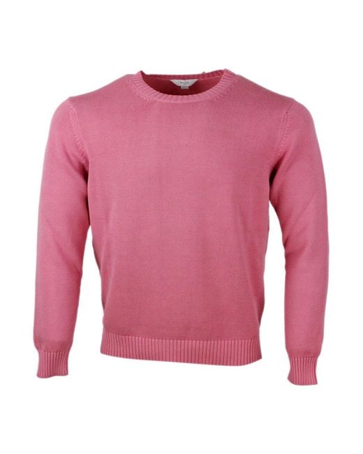 Malo Pink Sweaters 100Co for men