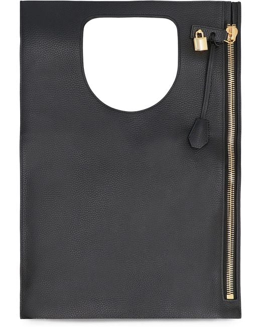 Tom Ford Black Alix Leather Tote