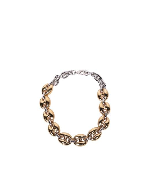 Rabanne logo-engraved Chain Necklaces - Farfetch