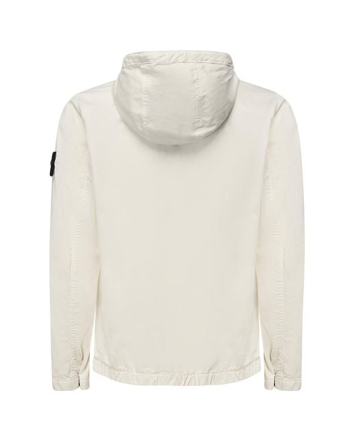 Stone Island Natural Jacket Supima Cotton Twill Stretch-Tc for men