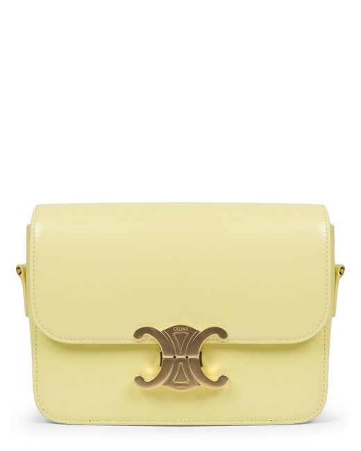 Céline Yellow "Teen Triomphe" Bag