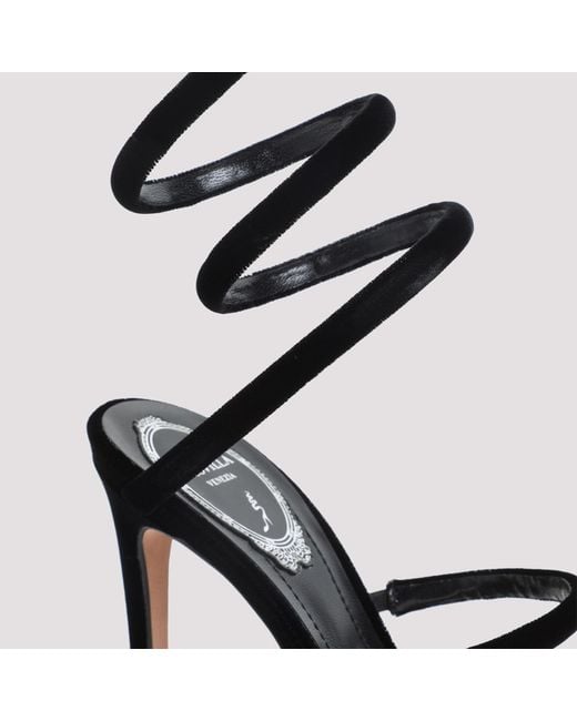 Rene Caovilla Black Sandals