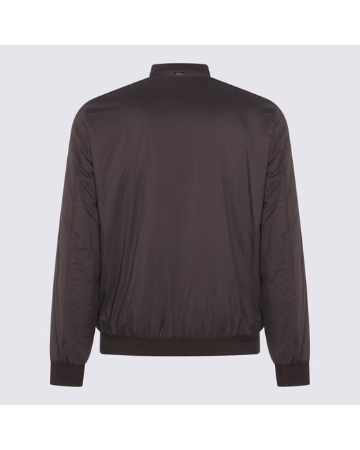 Herno Brown Casual Jacket for men