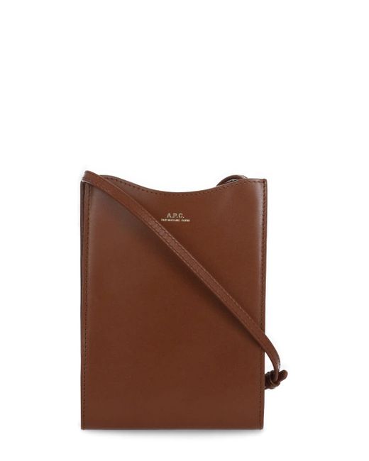 A.P.C. Jamie Pochette in Brown Lyst