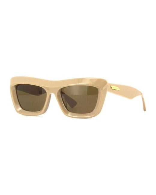 Bottega Veneta Brown Sunglasses Square Full Rim, Frame And Lens Bv1283S003