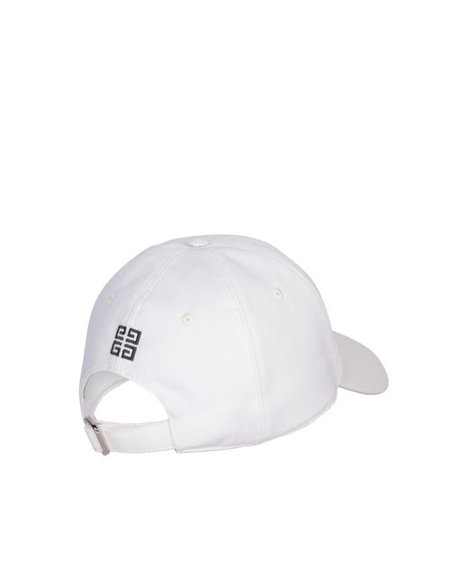 Givenchy White Baseball Cap for men