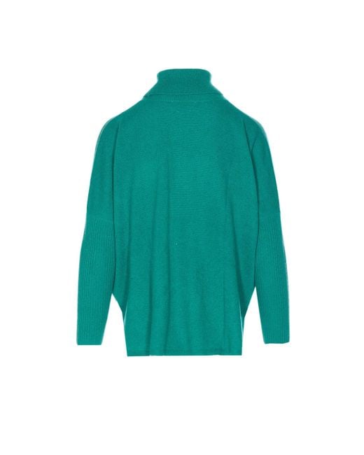 Not Shy Green Margareth Sweater