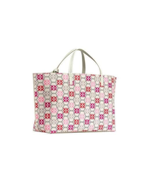 Pinko Green Shopper Bag-Fuchsia- Polyethylene Shopper-Bags