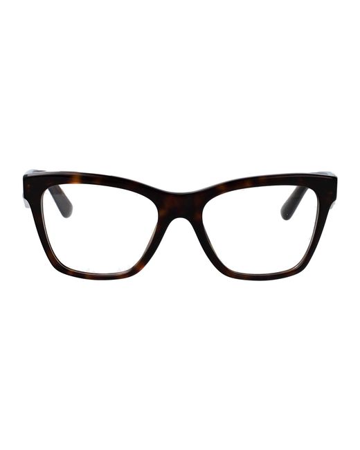 Dolce & Gabbana Black Havana Acetate Glasses