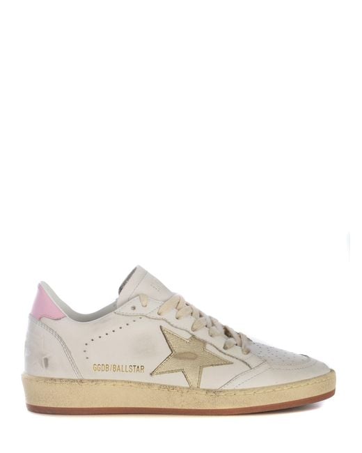 Golden Goose Deluxe Brand White Sneakers Ball Star Made Of Leather