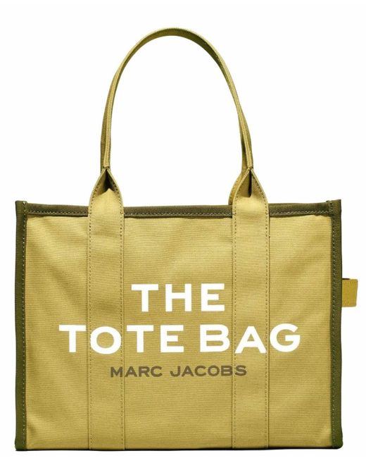Marc Jacobs Canvas Colorblock Tote Bag in Green - Lyst