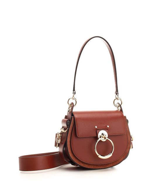 Chloé Red Small Tess Handbag