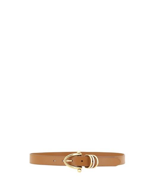 Chloé White Bracelet Belt Calf Leather