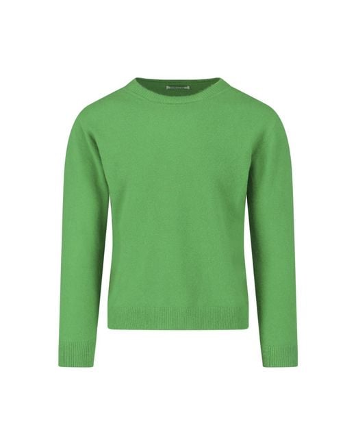 Auralee Green Sweaters Cashmere for men