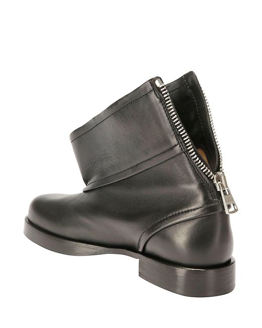 J.W. Anderson Black Biker Ankle Boots