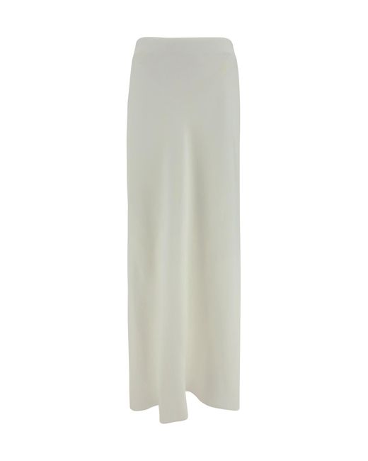 Brunello Cucinelli White Skirts