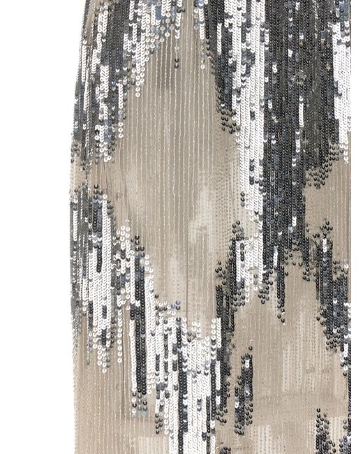 Elisabetta Franchi White ' Carpet' Dress